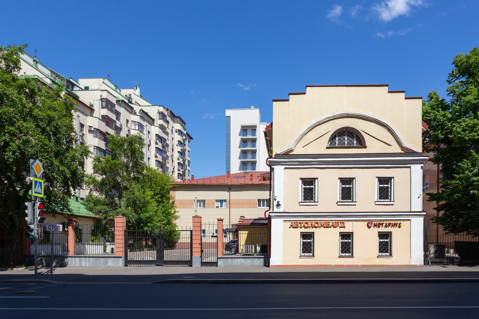 white and brown concrete building