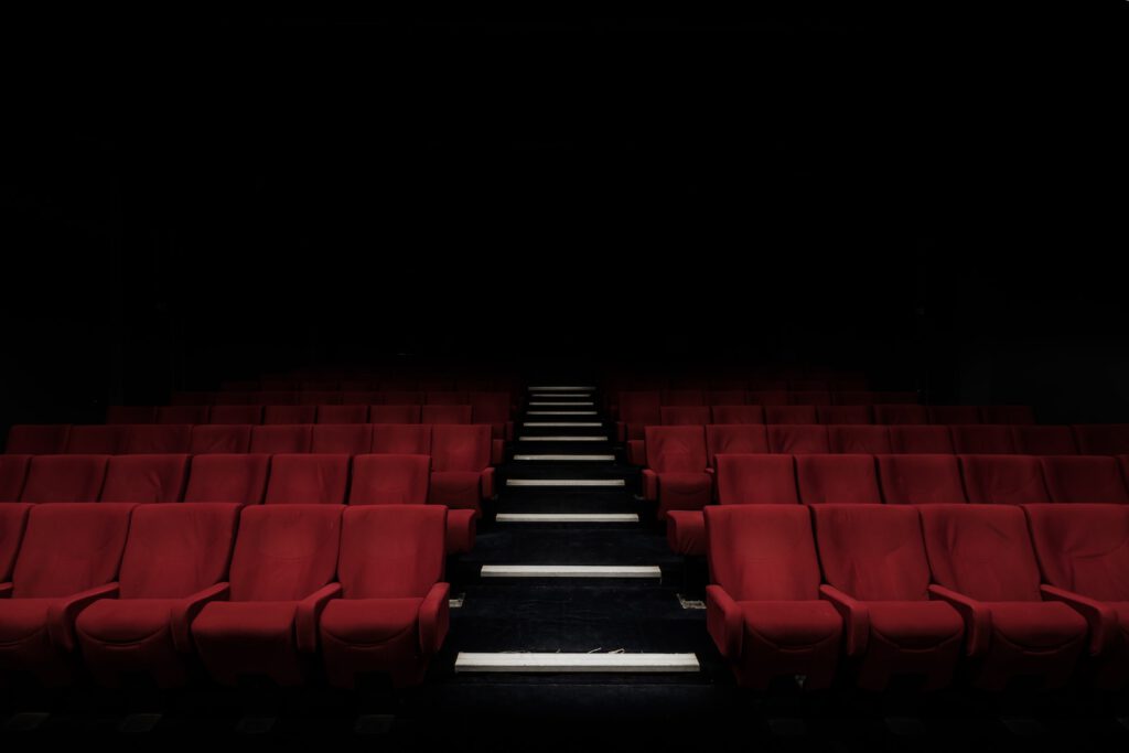 red cinema chair